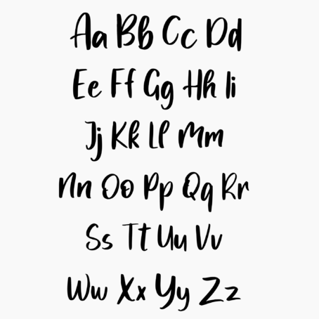 My love all font