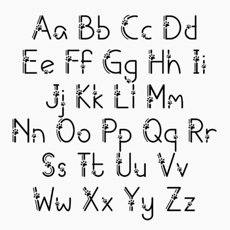 Paw paw all font