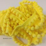Yellow small pompom