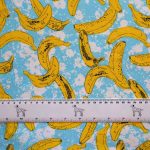 Yellow and blue bananas - 100% cotton